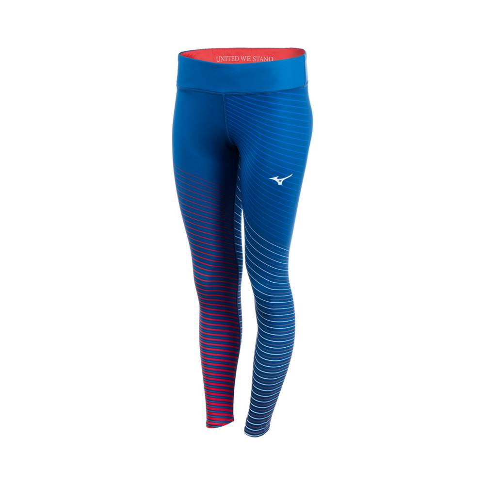 Mizuno Patriotic Női Leggings Sötétkék VWR406213